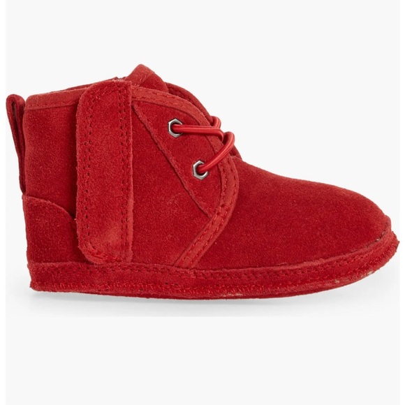 UGG Baby 02/03 Neumel Boot Samba Red Shearling Warm Winter Outdoor Wool Casual - Picture 12 of 16